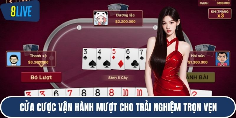 Cửa cược vận hành mượt cho trải nghiệm trọn vẹn