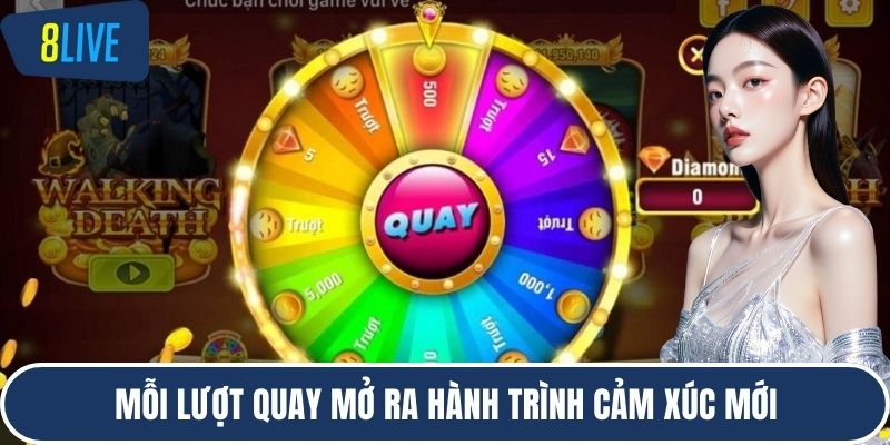 Mỗi lượt quay mở ra hành trình cảm xúc mới